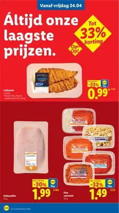 Kalkoenfilet, 125 g - Voorbeeld van een folder van Lidl, geldig van 20.04.2026 | Pagina: 33