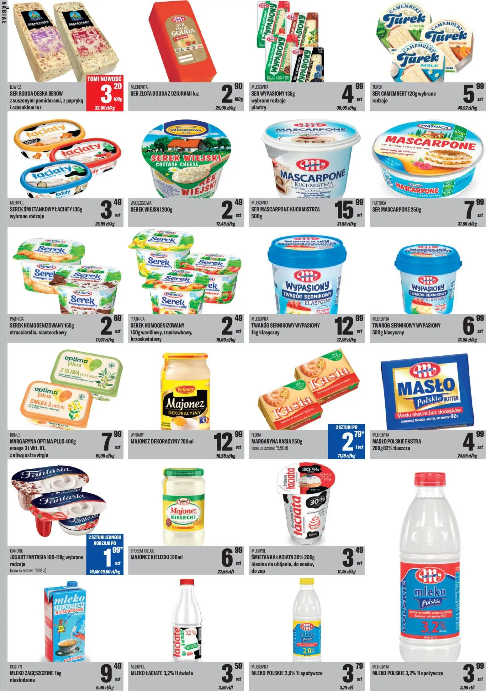 TomiMarkt Gazetka od 19.12.2025 | Strona: 6 | Produkty: Serek homogenizowany, Serek, Serek wiejski, Masło