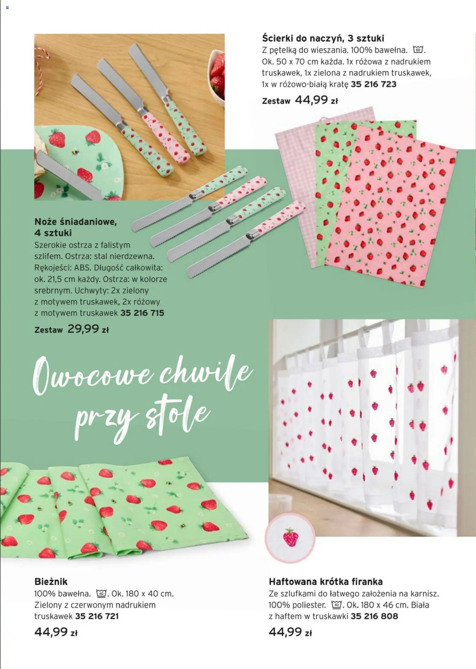 Tchibo promocje od 28.04.2026 | Strona: 18 | Produkty: Truskawki