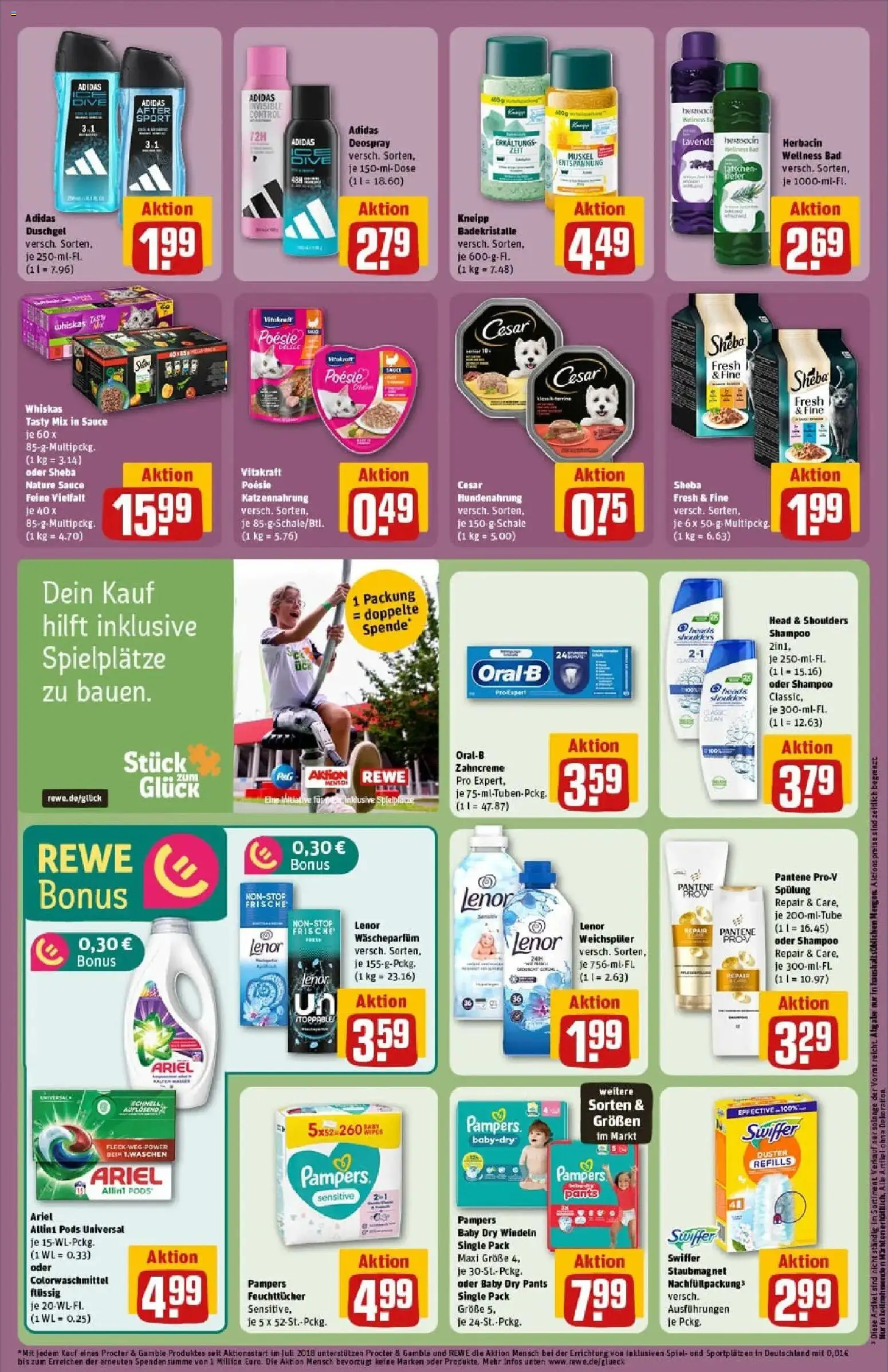 Rewe prospekt Zell Unter Aichelberg	 – gültig ab 26.01.2026 | Seite: 27 | Produkte: Pampers, Shampoo, Deospray, Swiffer