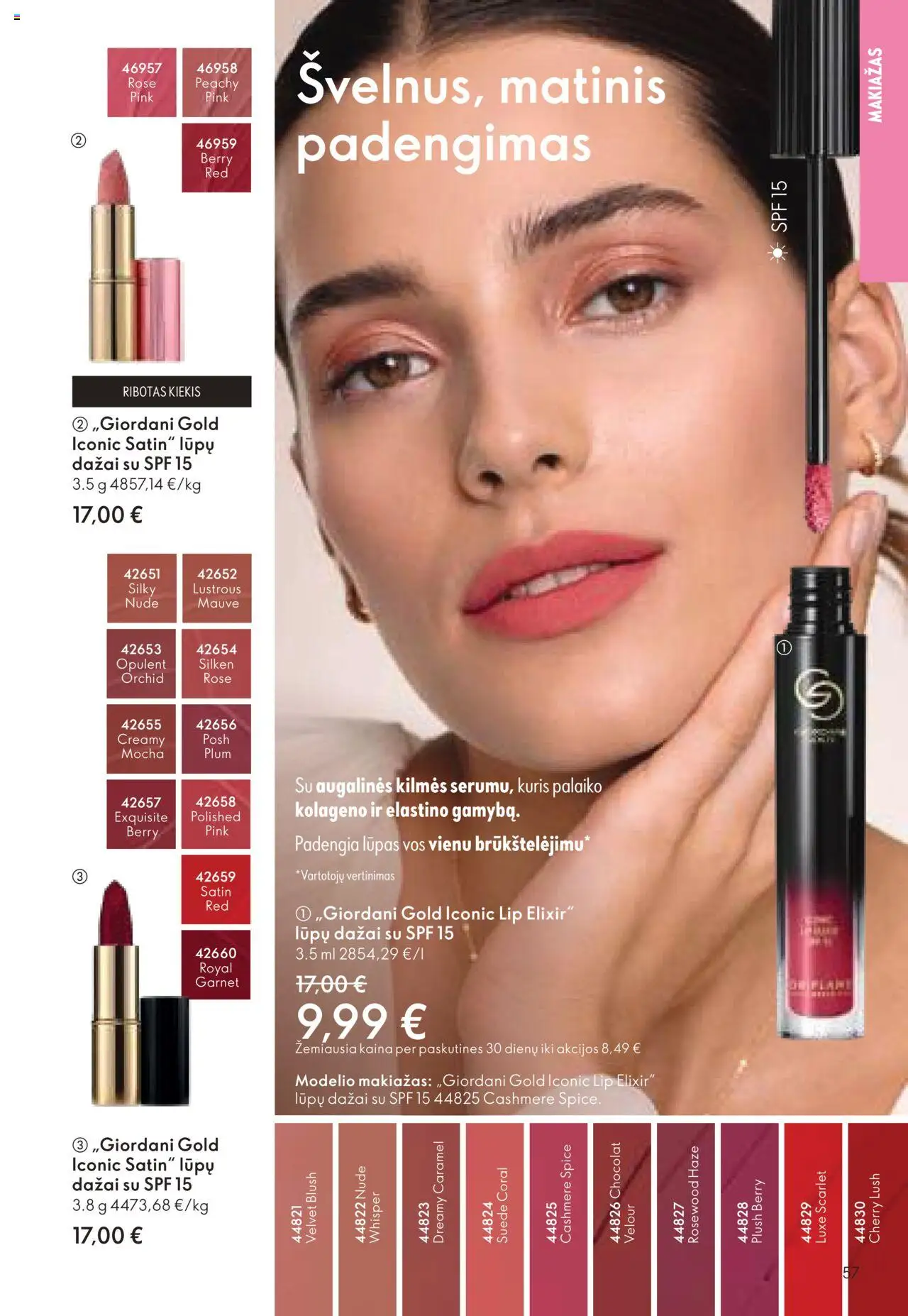 Oriflame - Katalogas 12 2025│galioja nuo 24.08.2025 | Puslapis: 57 | Prekių: Makiažas