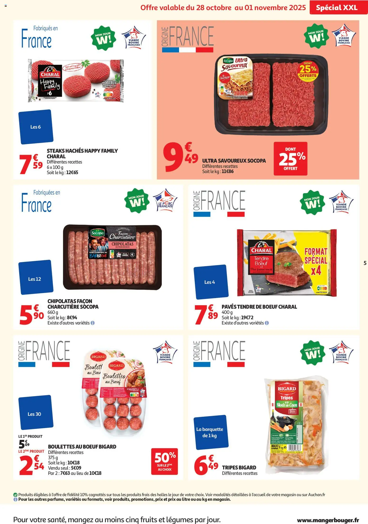 {H1} | Page: 5 | Produits: Barbecue, Jambon, Viande, Viande bovine