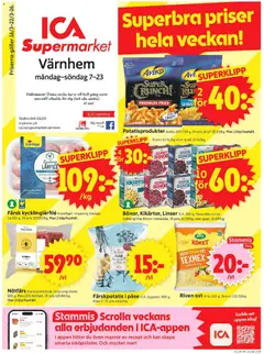 ICA Supermarket - Malmö - Förhandsvisning av reklamblad från butik ICA Supermarket aktuell från 16.03.2026