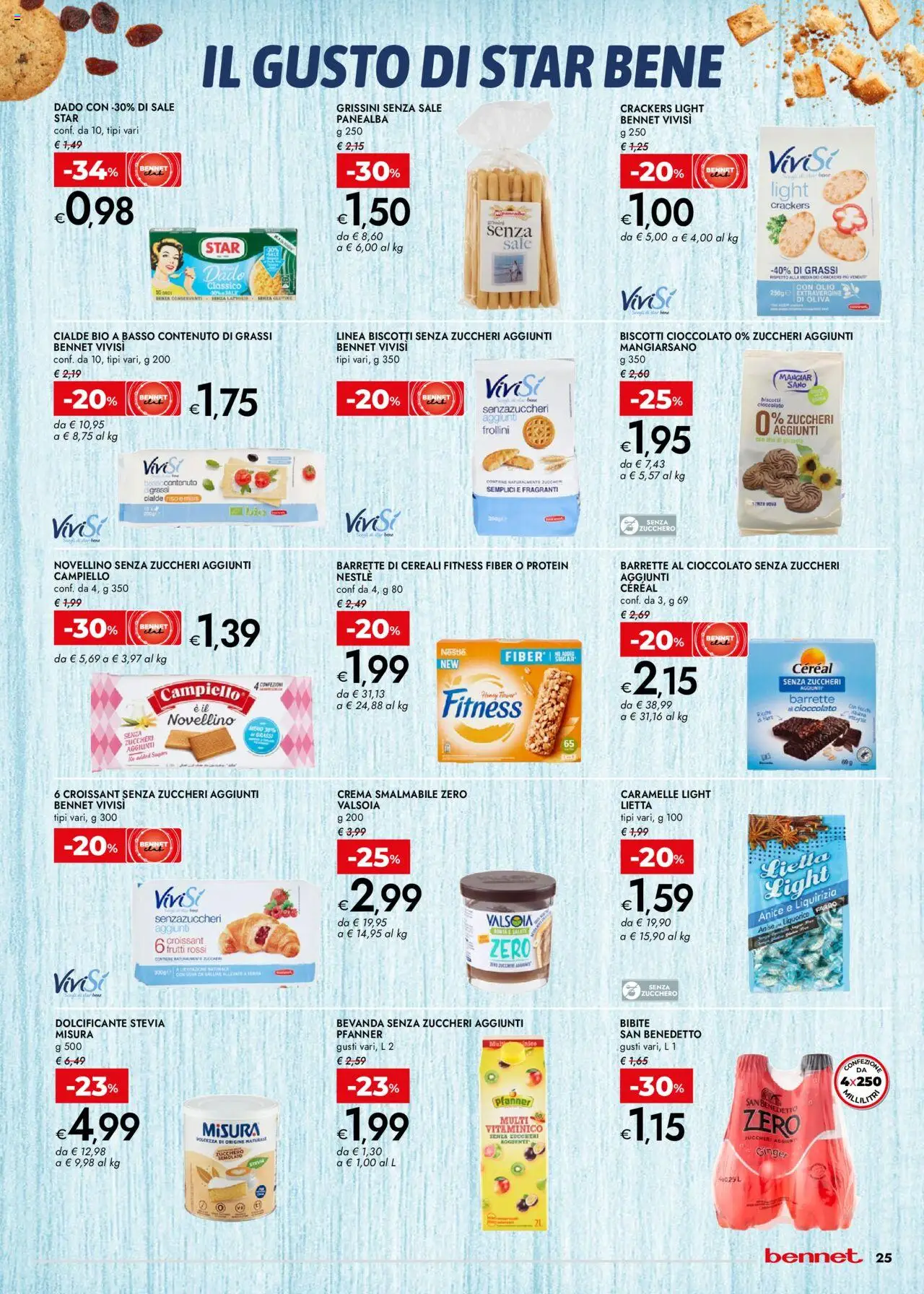 Volantino bennet del 25.09.2025 | Pagina: 25 | Prodotti: Uova, Cereali, Biscotti, Fiocchi