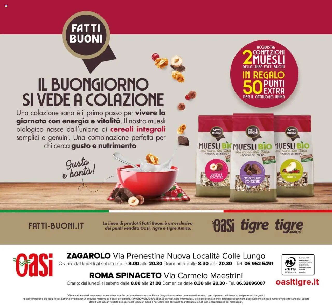 Volantino Oasi del 13.09.2025 | Pagina: 32 | Prodotti: Muesli, Cioccolato, Cereali, Frutta