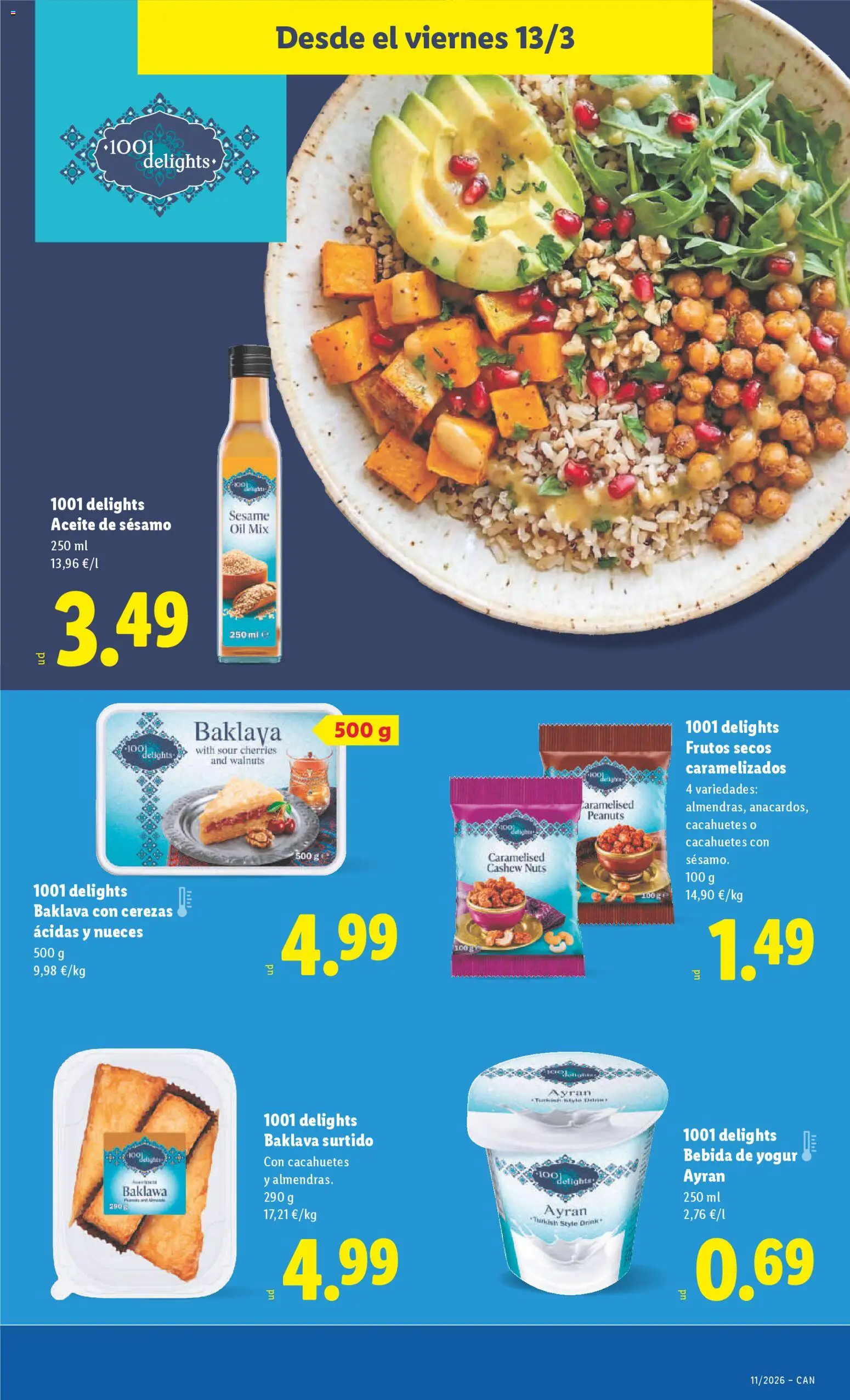 Lidl folleto │ válido desde el 09.03.2026 | Página: 27 | Productos: Yogur, Aceite, Frutos secos