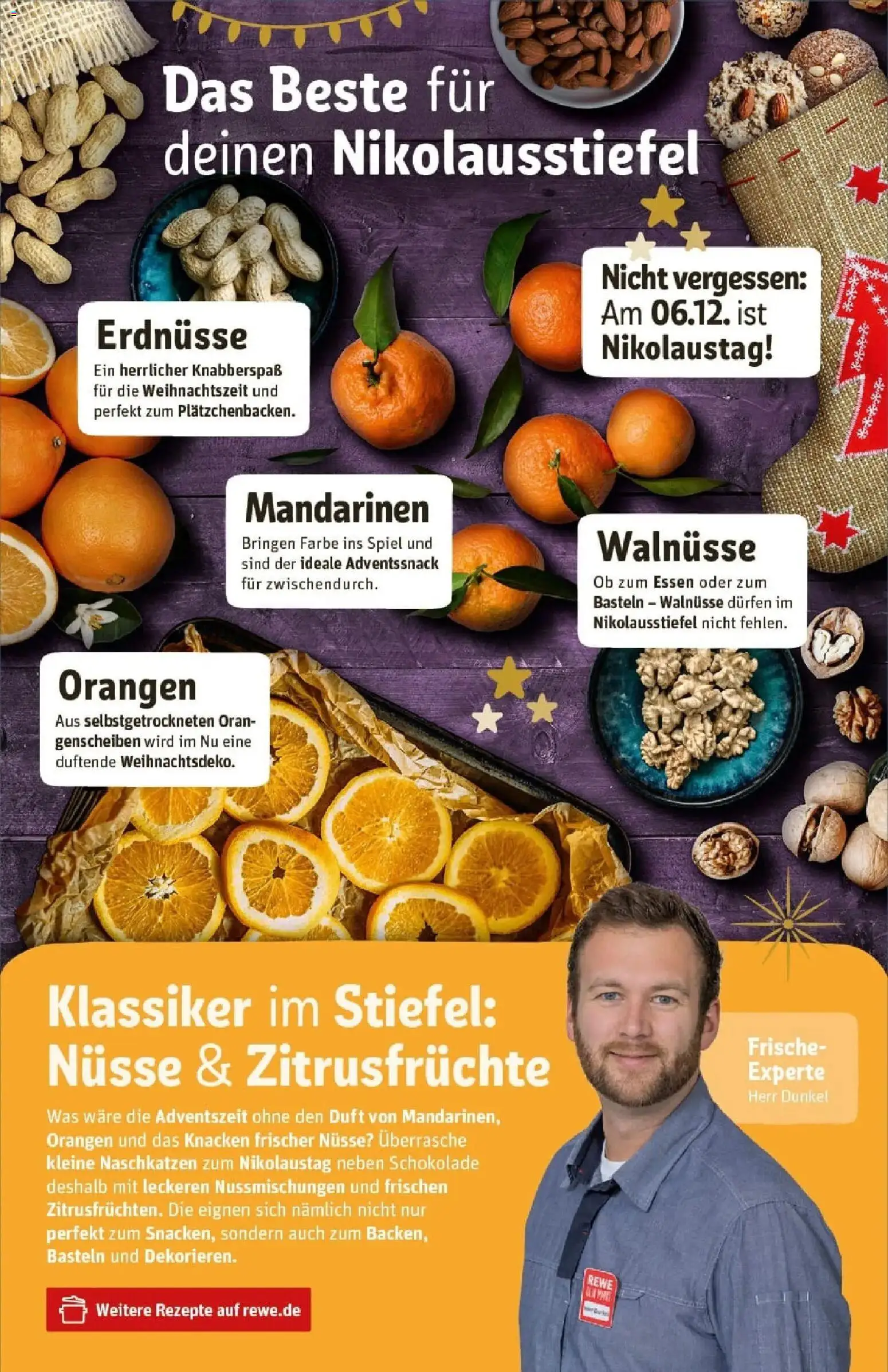 Rewe prospekt Hamburg/Tonndorf	 – gültig ab 23.11.2025 | Seite: 17 | Produkte: Erdnüsse, Walnüsse, Orangen, Nüsse