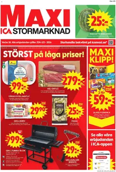 ICA Maxi erbjudanden - Förhandsvisning av reklamblad från butik ICA Maxi aktuell från 27.04.2026