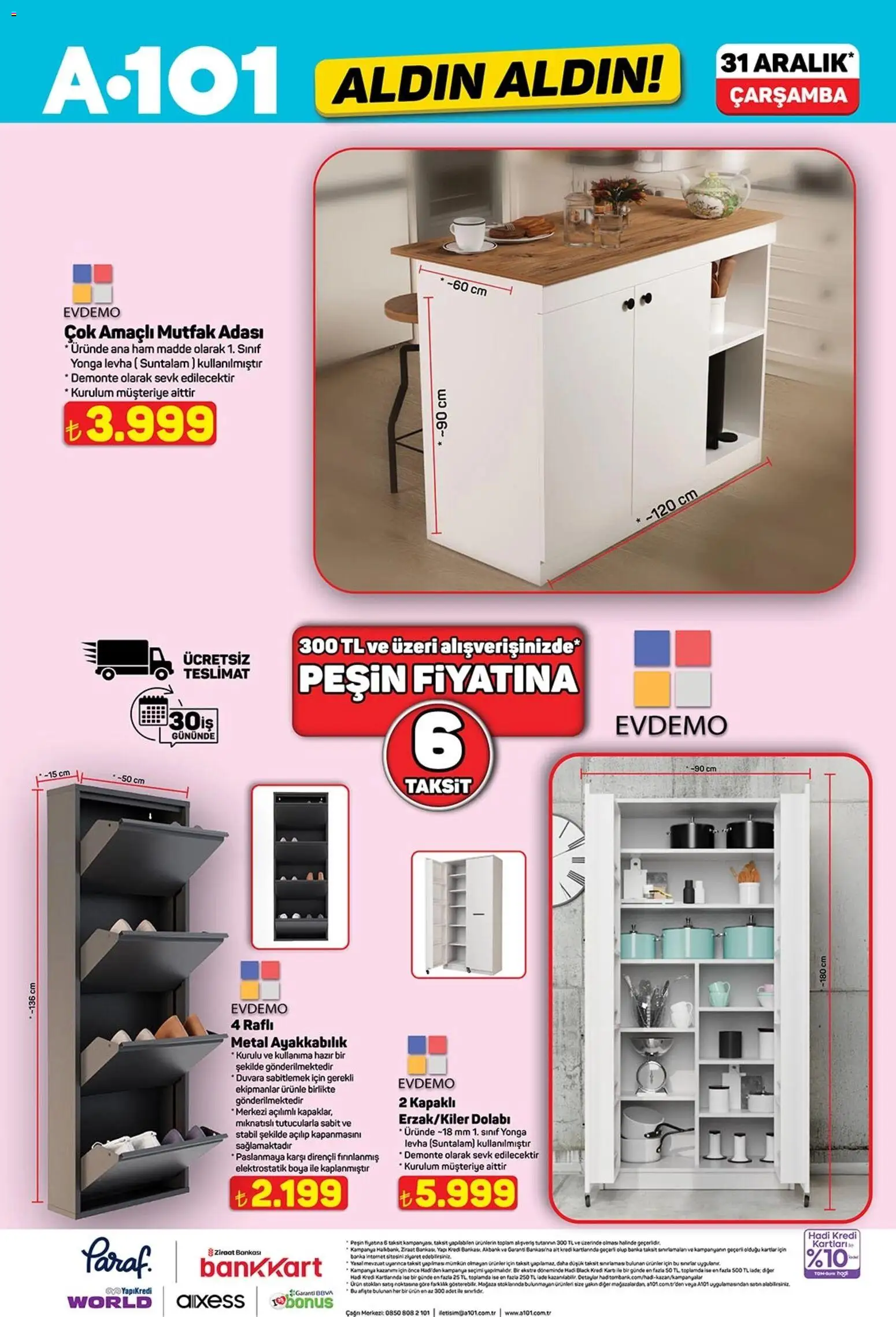 A101 Katalog Aldın Aldın - 31.12.2025 tarihinden itibaren geçerlidir | Sayfa: 10