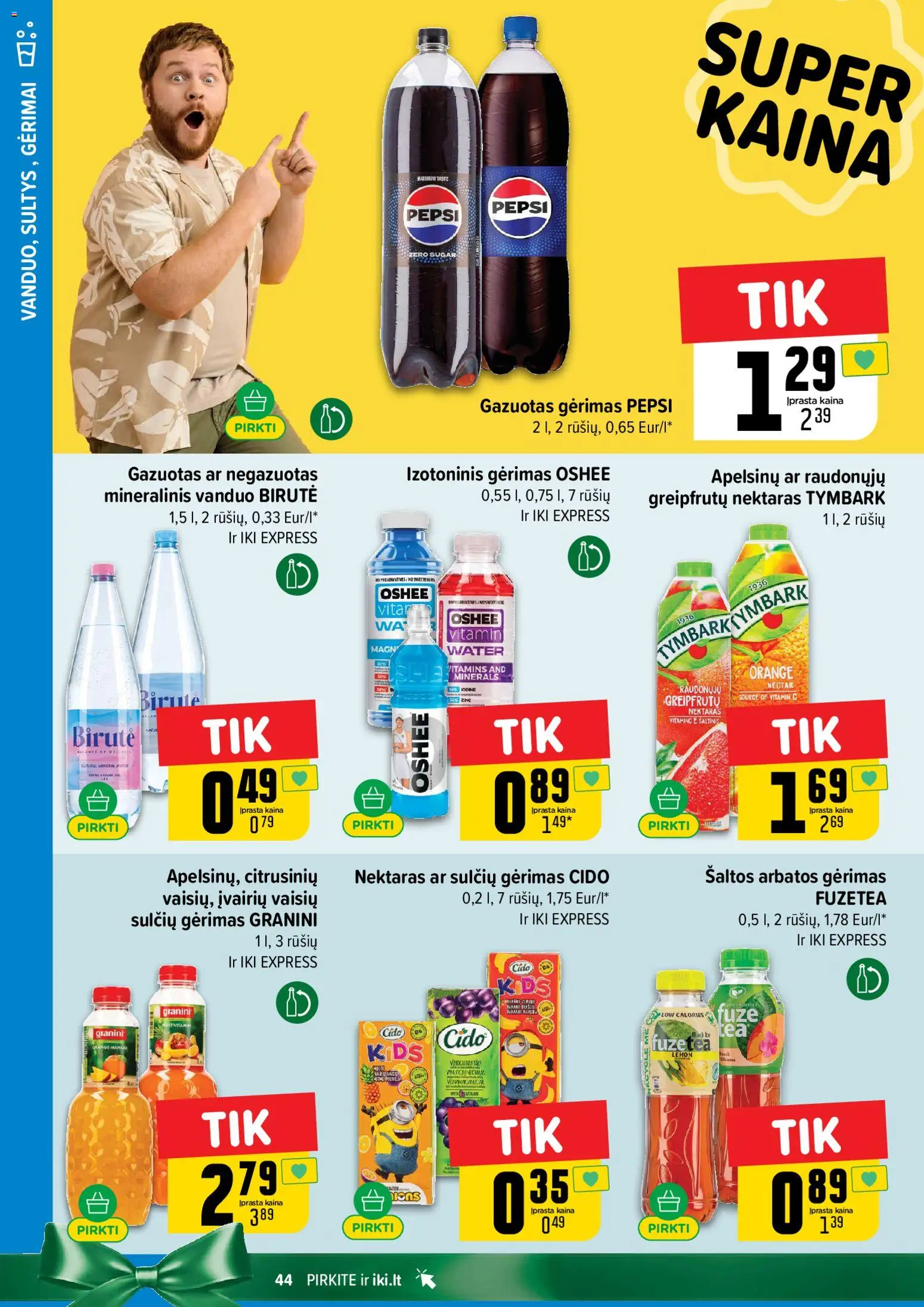 IKI akcijos nuo 10.11.2025 | Puslapis: 44 | Prekių: Mineralinis vanduo