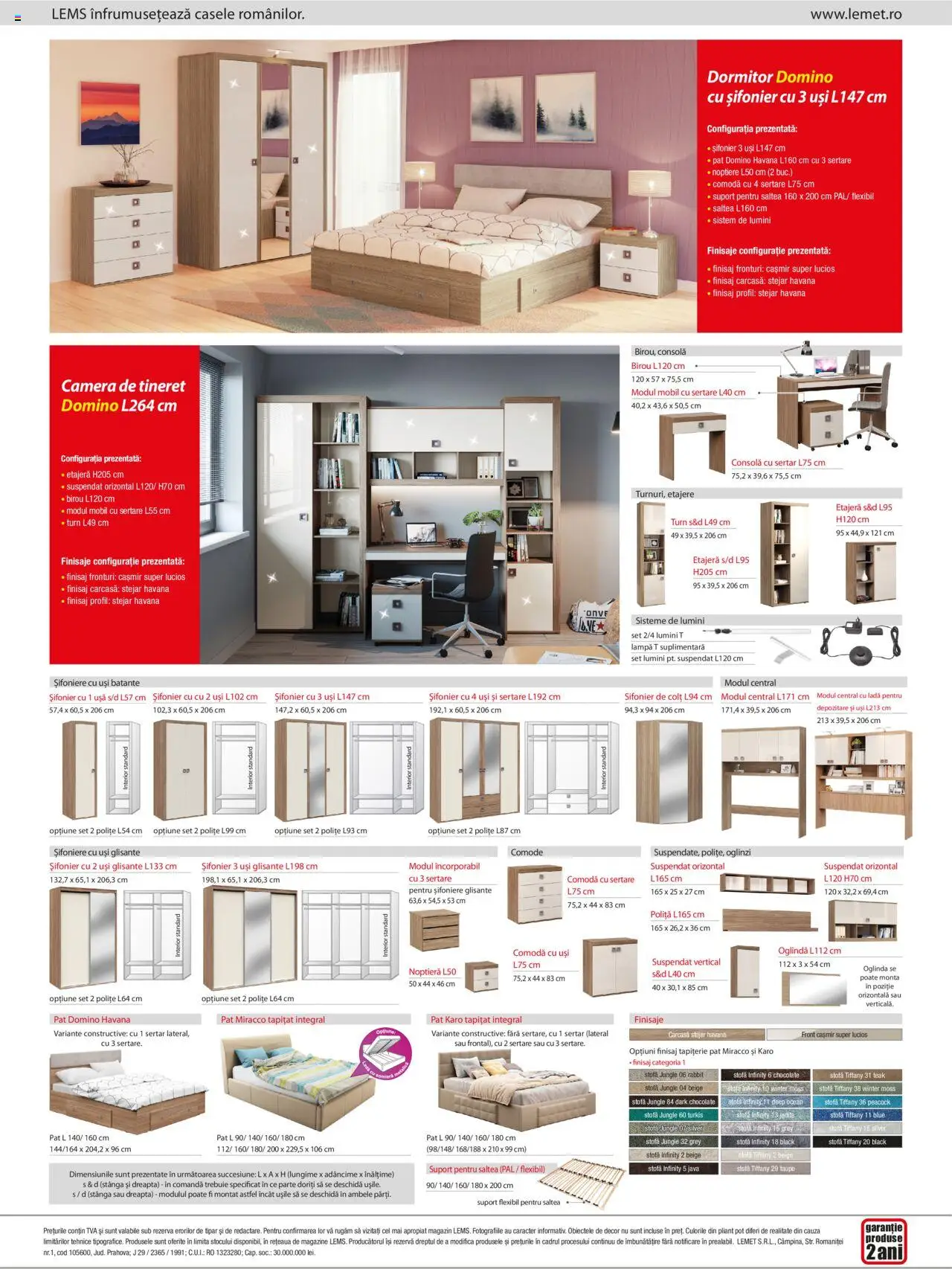 Noul catalog Lem’s – valabil de la 17.11.2023 | Pagină: 2 | Produse: Cameră, Carcasă, Comodă, Lampă