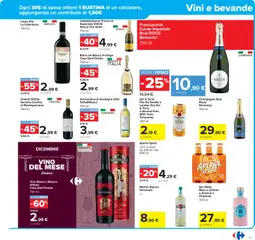 Anteprima del volantino Volantino Carrefour	 valido a partire dal 02.12.2025 | Pagina: 17 | Prodotti: Limone, Vino, Aperol, Vino rosso