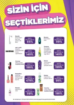 Gratis Katalog - 01.09.2025 tarihinden itibaren geçerlidir | Sayfa: 8 | Ürünler: Eyeliner, Şampuan
