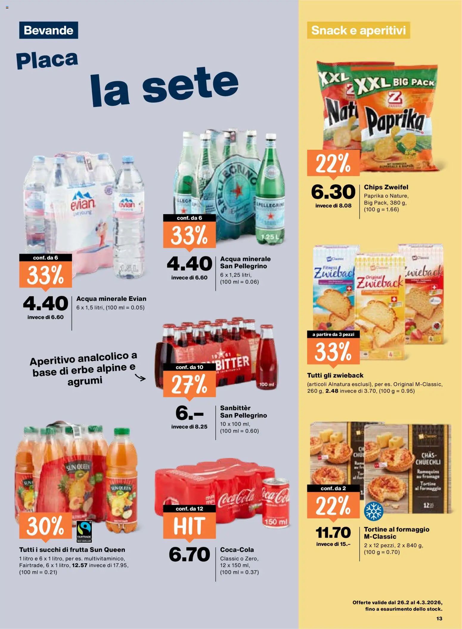 Migros Aktionen IT – gültig ab 26.02.2026 | Seite: 13 | Produkte: Chips