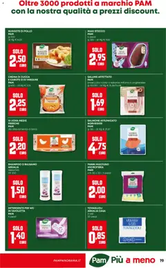 Anteprima del volantino Volantino PAM	 valido a partire dal 09.10.2025 | Pagina: 19 | Prodotti: Prosciutto Cotto, Pollo, Salmone, Carote