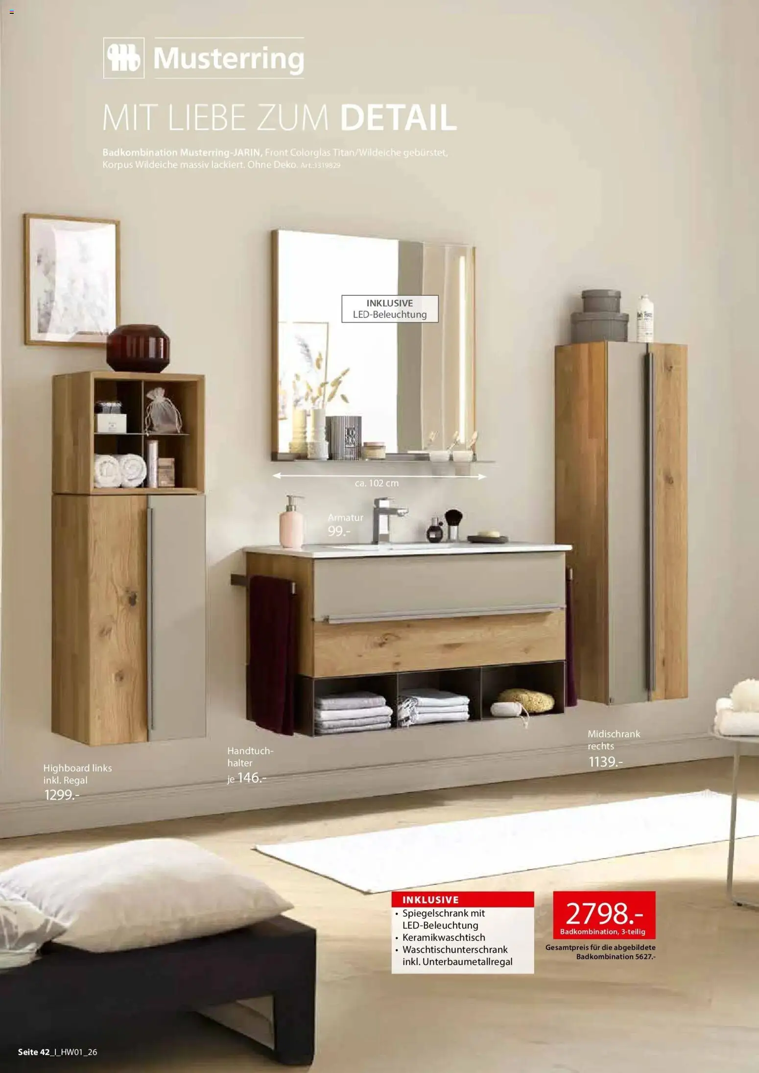 Zurbrüggen Ihr Einrichtungshaus der Extraklasse – gültig ab 27.03.2026 | Seite: 42 | Produkte: HIghboard, Regal, Armatur, Midischrank