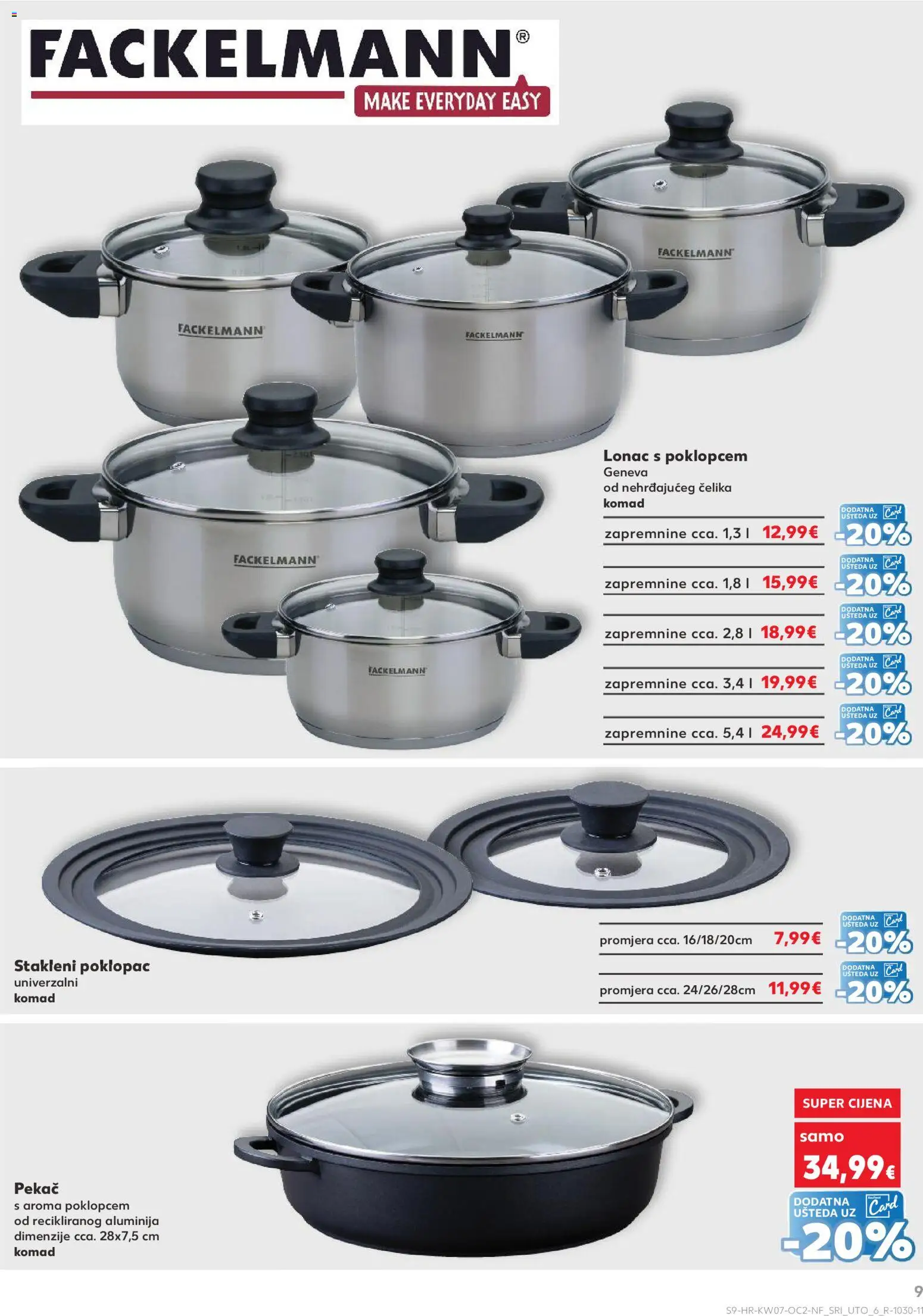 Kaufland katalog | vrijedi od 11.02.2026 | Stranica: 9 | Proizvodi: Pan, Lonac