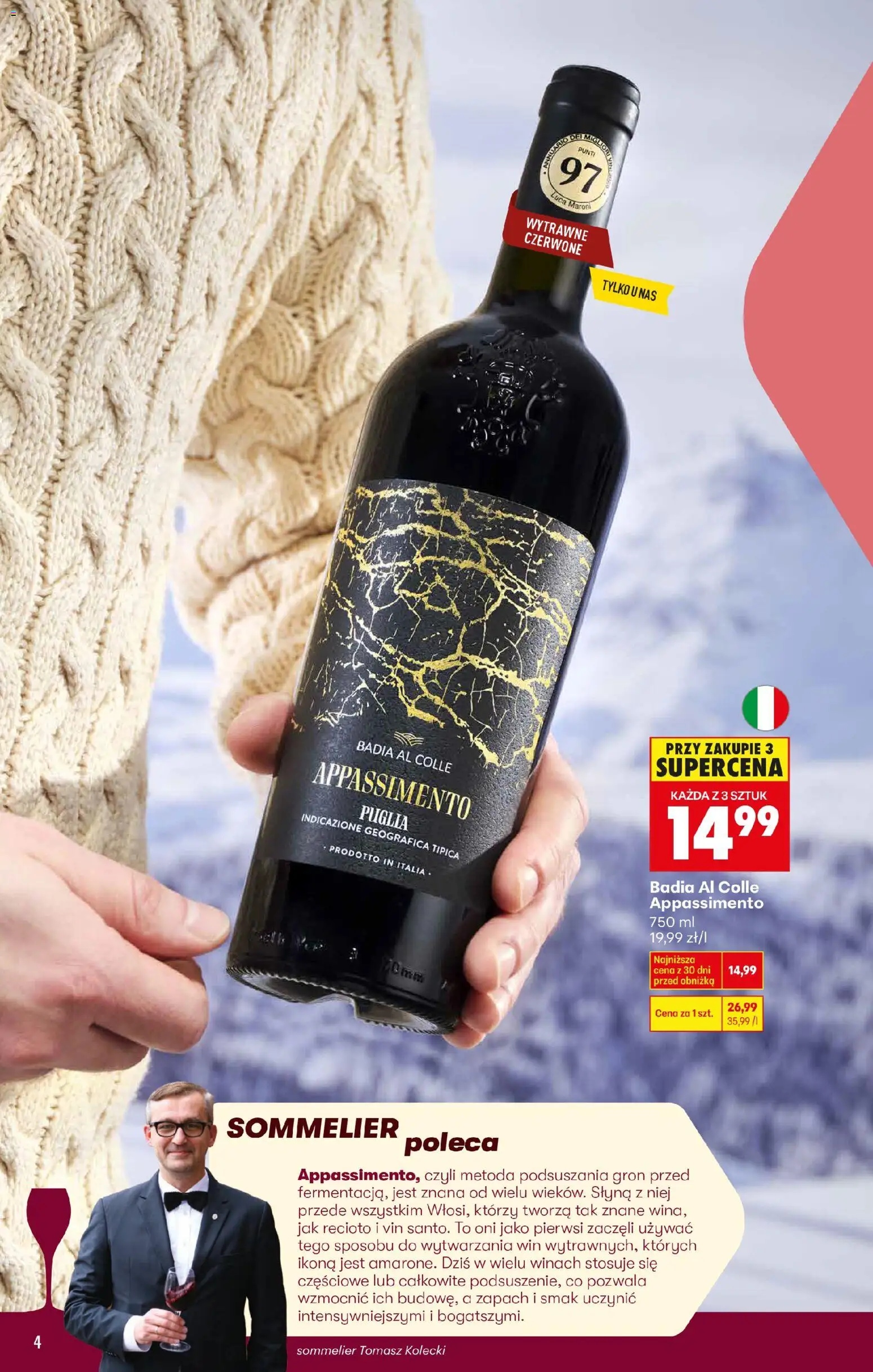 Biedronka gazetka - Czas na toast od 12.01.2026 | Strona: 4 | Produkty: Zapach