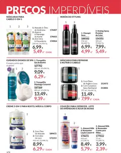 Pré-visualização Tranquility Gel de Banho, Gel de Banho válido de 01.04.2026 | Página: 172 | Produtos: Agua, Creme para mãos, Gel de banho, Abacate