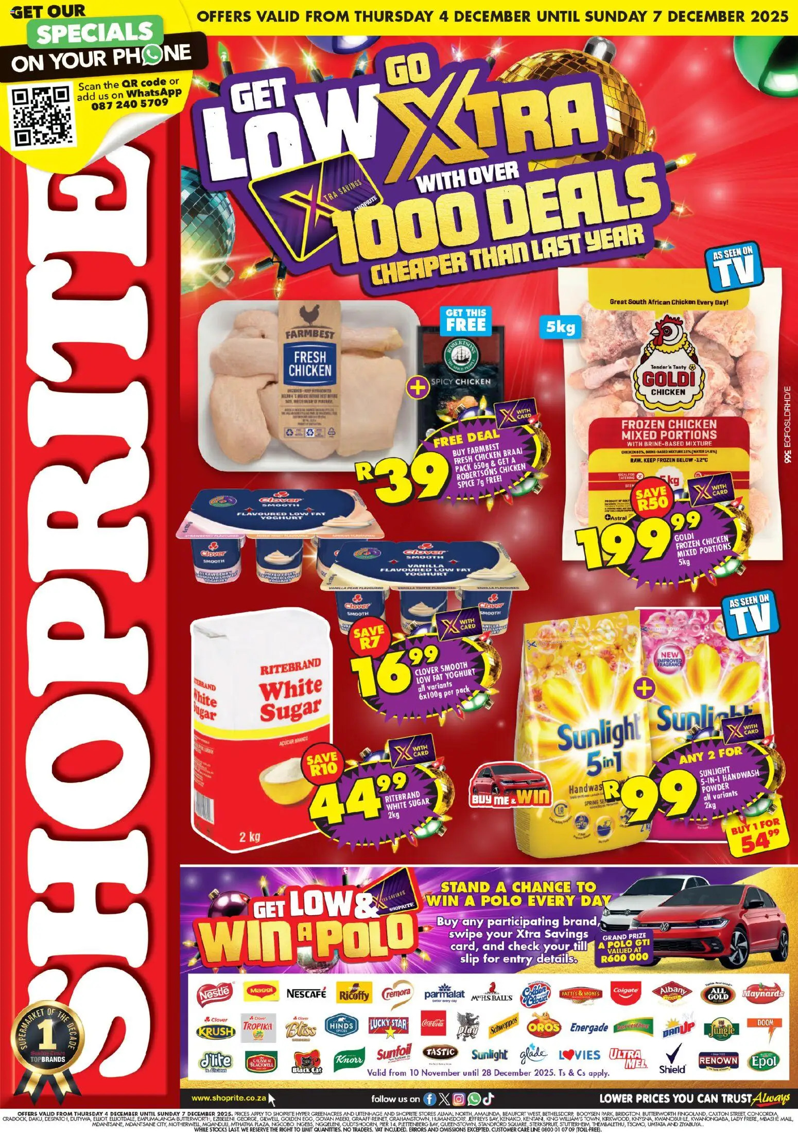 New Shoprite catalogue – valid from 04.12.2025 | Page: 1