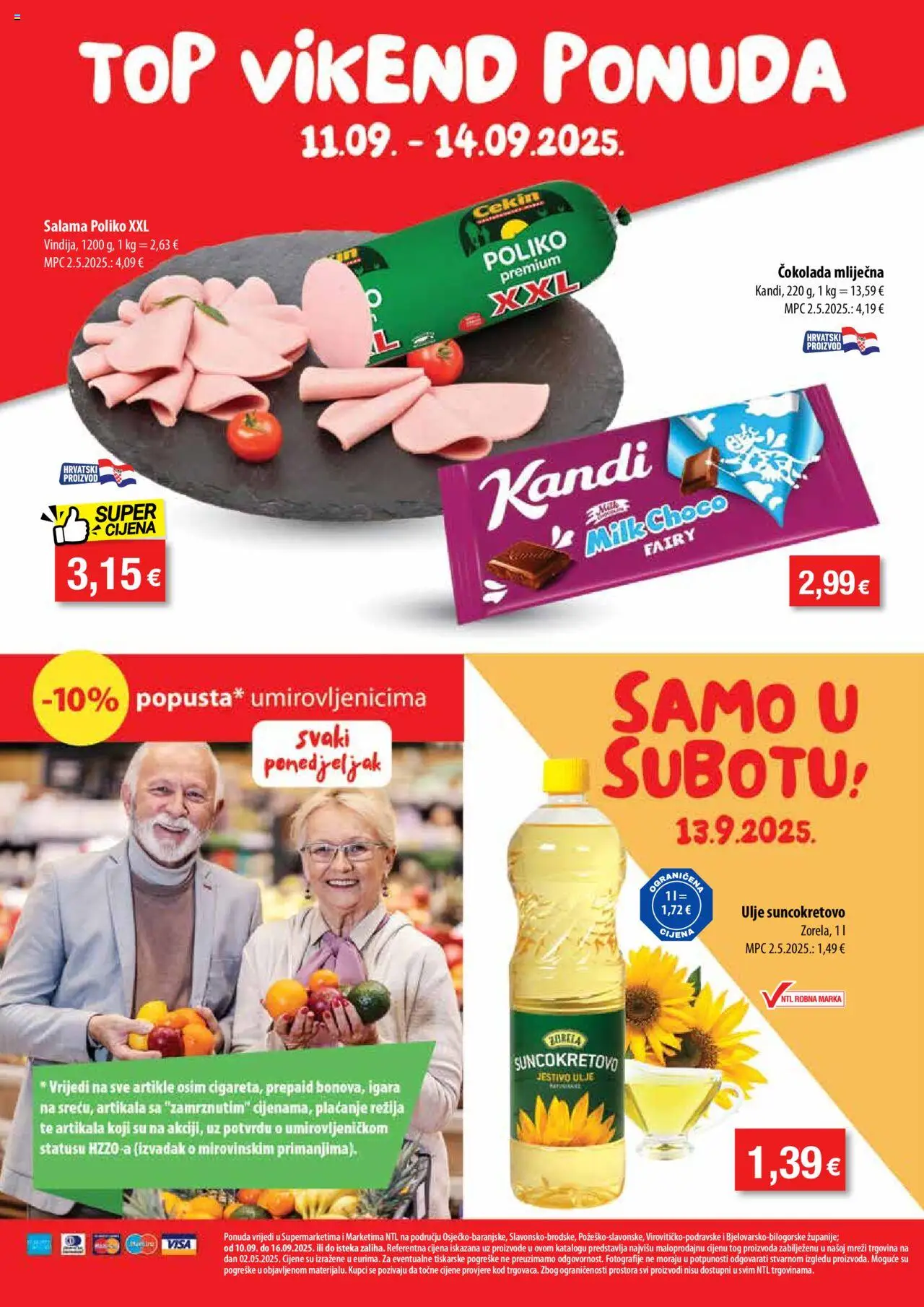 NTL katalog | vrijedi od 10.09.2025 | Stranica: 24 | Proizvodi: Ulje, Čokolada, Salama