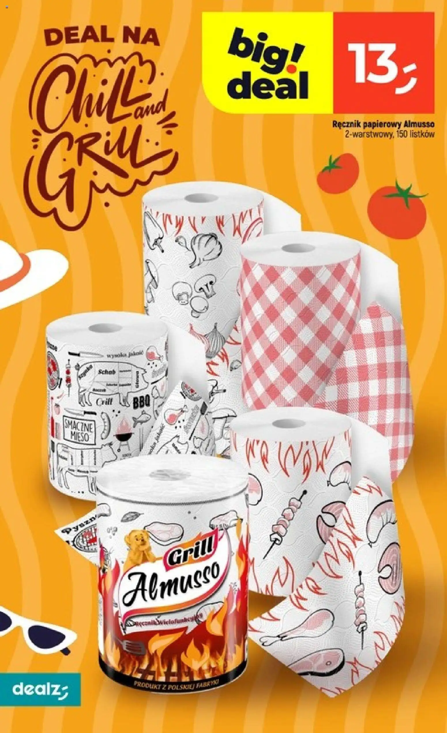 Dealz gazetka od 23.04.2026 | Strona: 30 | Produkty: Schab, Mięso, Grill, Ręcznik papierowy