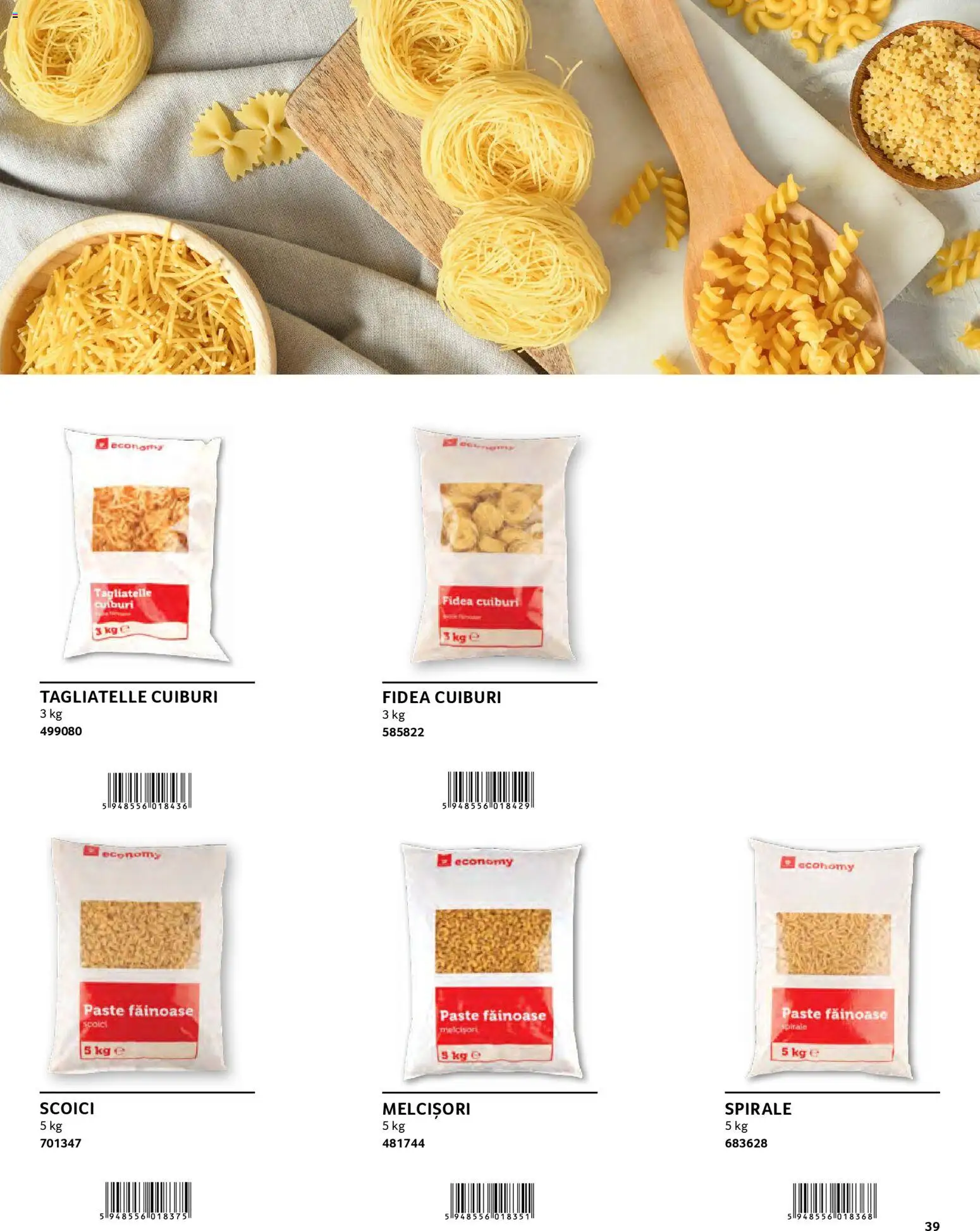 Noul catalog Selgros – valabil de la 30.01.2026 | Pagină: 39 | Produse: Paste