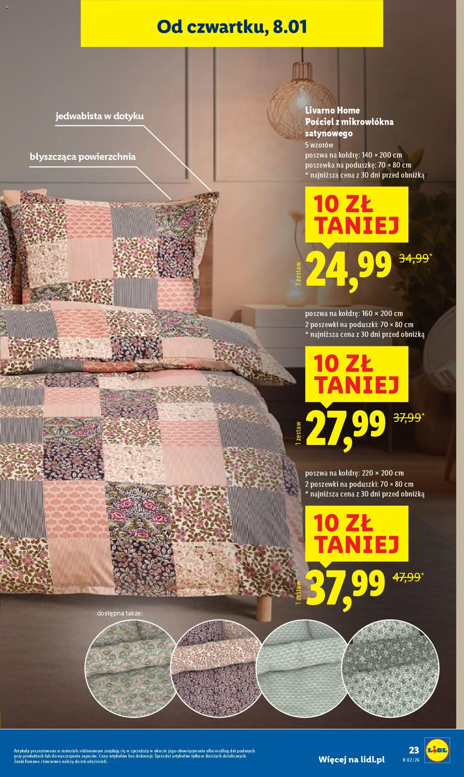Lidl Katalog od 05.01.2026 | Strona: 27 | Produkty: Pościel
