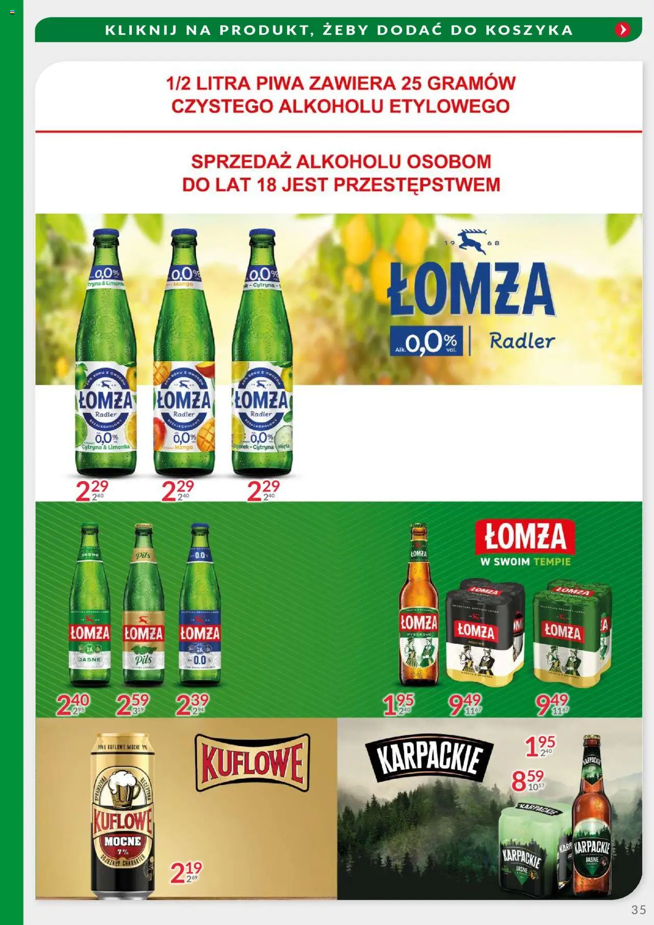 Eurocash Gazetka - Oferta Handlowa MR Południowy Wschód od 04.08.2025 | Strona: 35 | Produkty: Cytryna, Mango, Limonka, Mięta