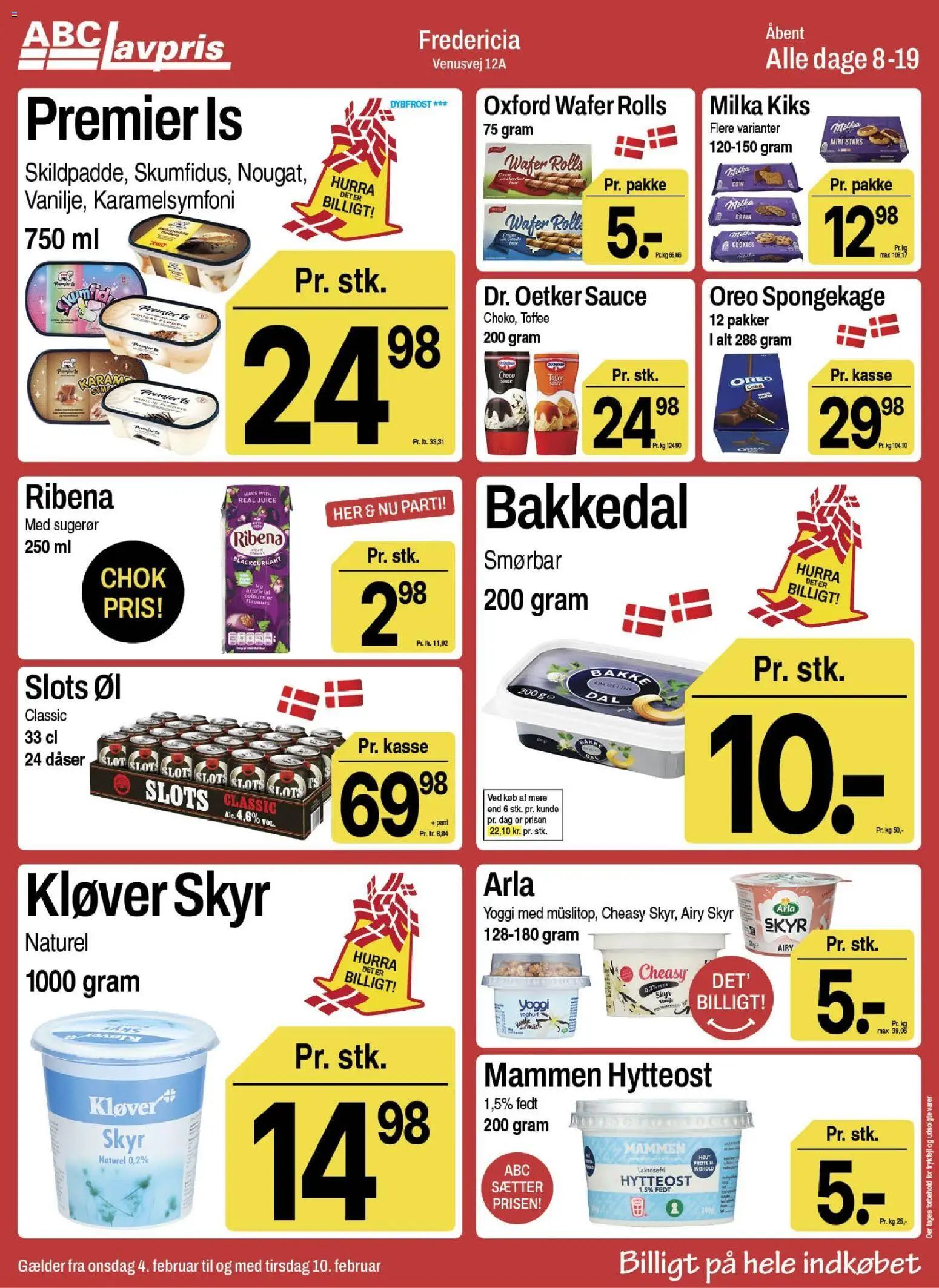 Abc Lavpris tilbudsavis – gyldig fra 04.02.2026 | Side: 1