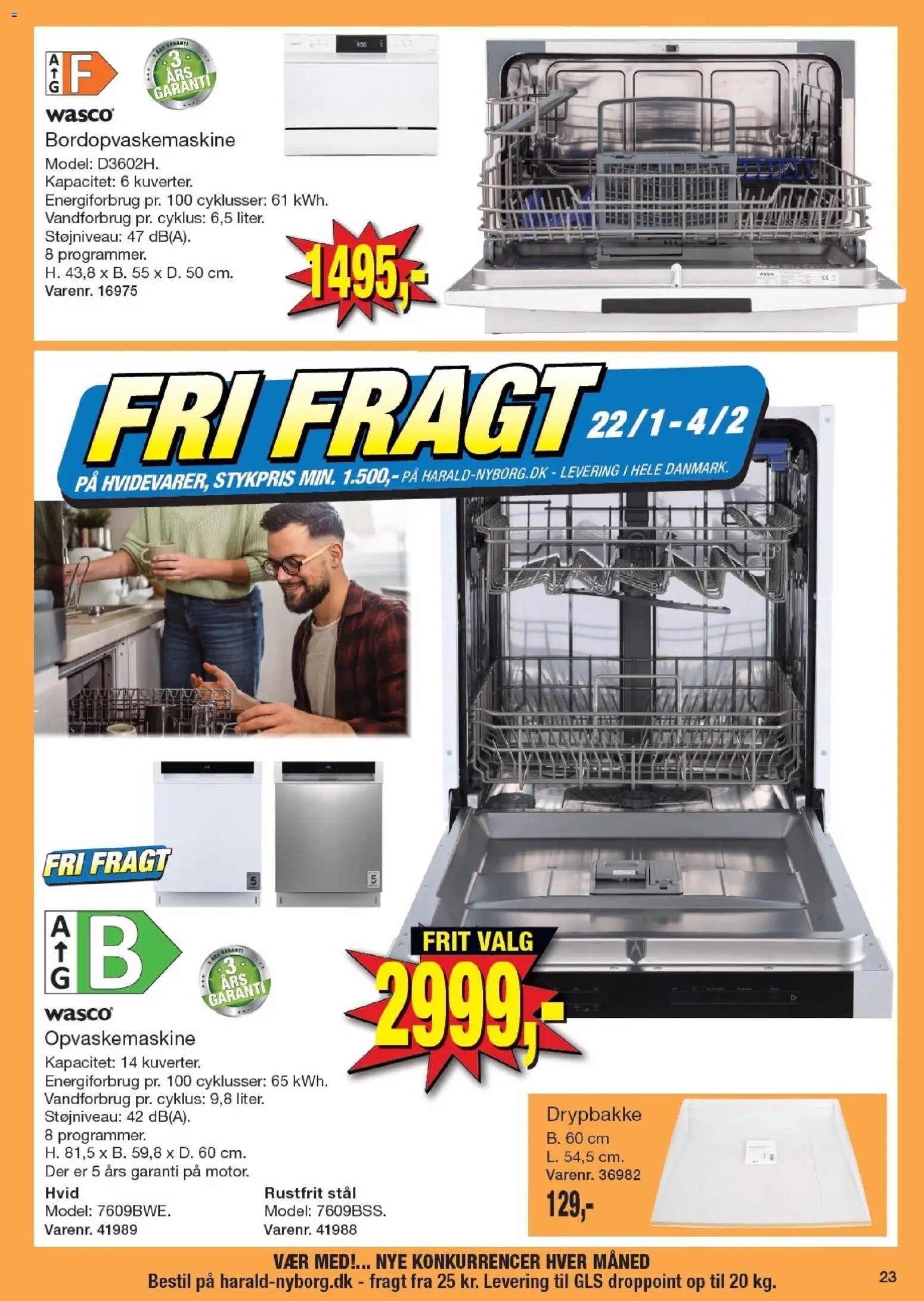 Harald Nyborg tilbudsavis – gyldig fra 29.01.2026 | Side: 25 | Produkter: Opvaskemaskine