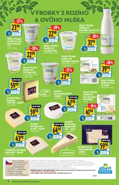 Albert leták - Hypermarket - Bio od 03.09.2025 | Strana: 6 | Produkty: Sýr Gouda, Gouda, Mléko, Kozí sýr
