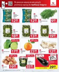 Pogląd oferty "Selgros cash&carry gazetka - Oferta dla gastronomii" - ważna od 23.04.2026 | Strona: 6 | Produkty: Rozmaryn, Tymianek, Mięta, Ogórki
