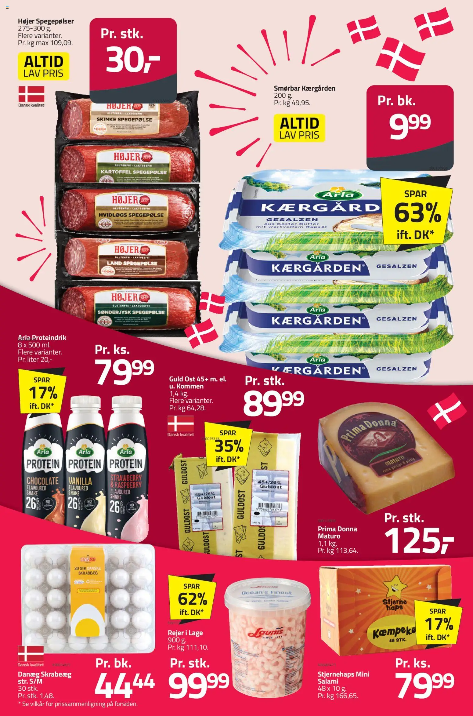 Fleggaard tilbudsavis – gyldig fra 18.02.2026 | Side: 40 | Produkter: Ost, Skinke, Vestido de festa, Rejer