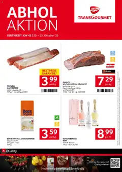 Transgourmet Flugblatt ab 20.10.2025 gültig