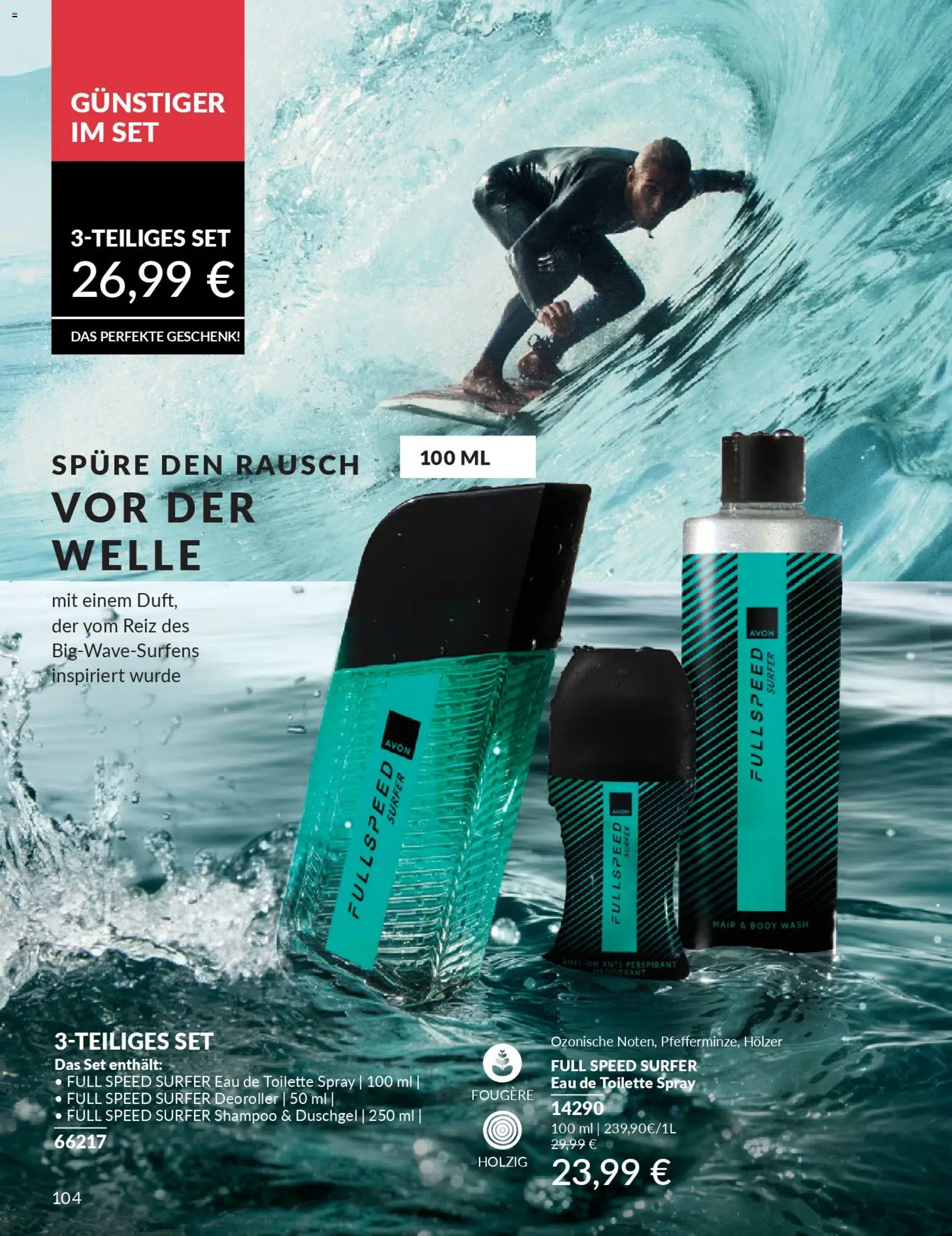 AVON Katalog März 2026 – gültig ab 01.03.2026 | Seite: 106 | Produkte: Toilette, Eau de Toilette, Shampoo, Duschgel
