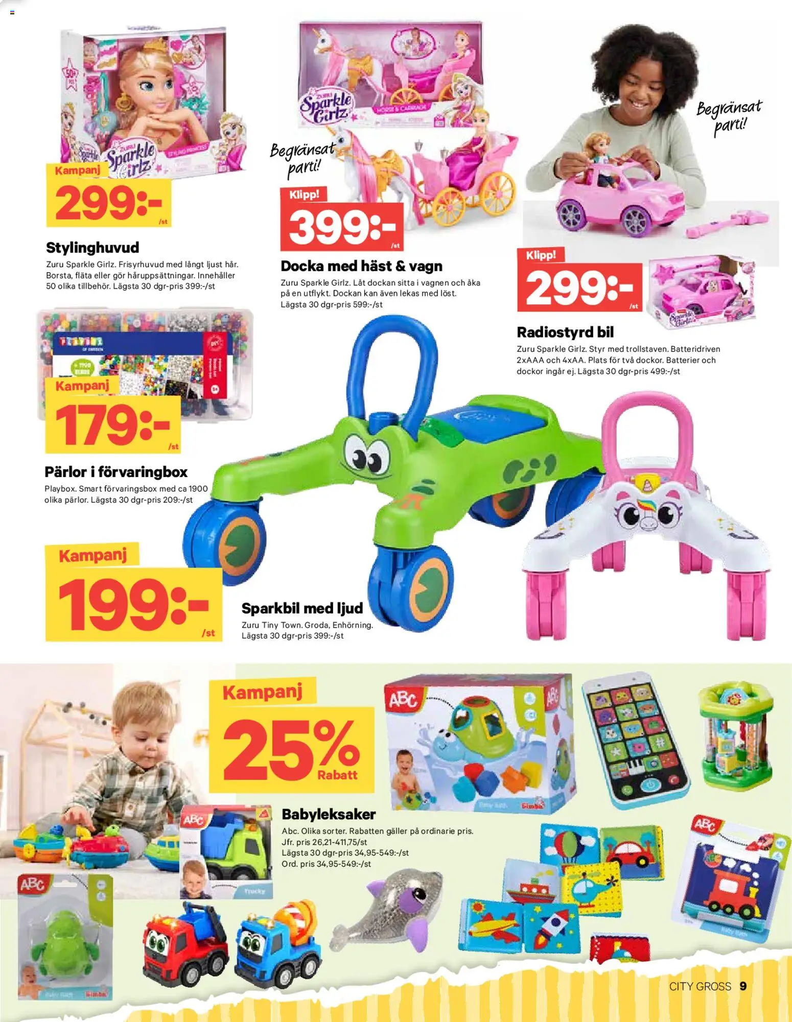 City Gross reklamblad aktuell från 24.11.2025 | Sida: 21 | Produkter: Batterier, Galler