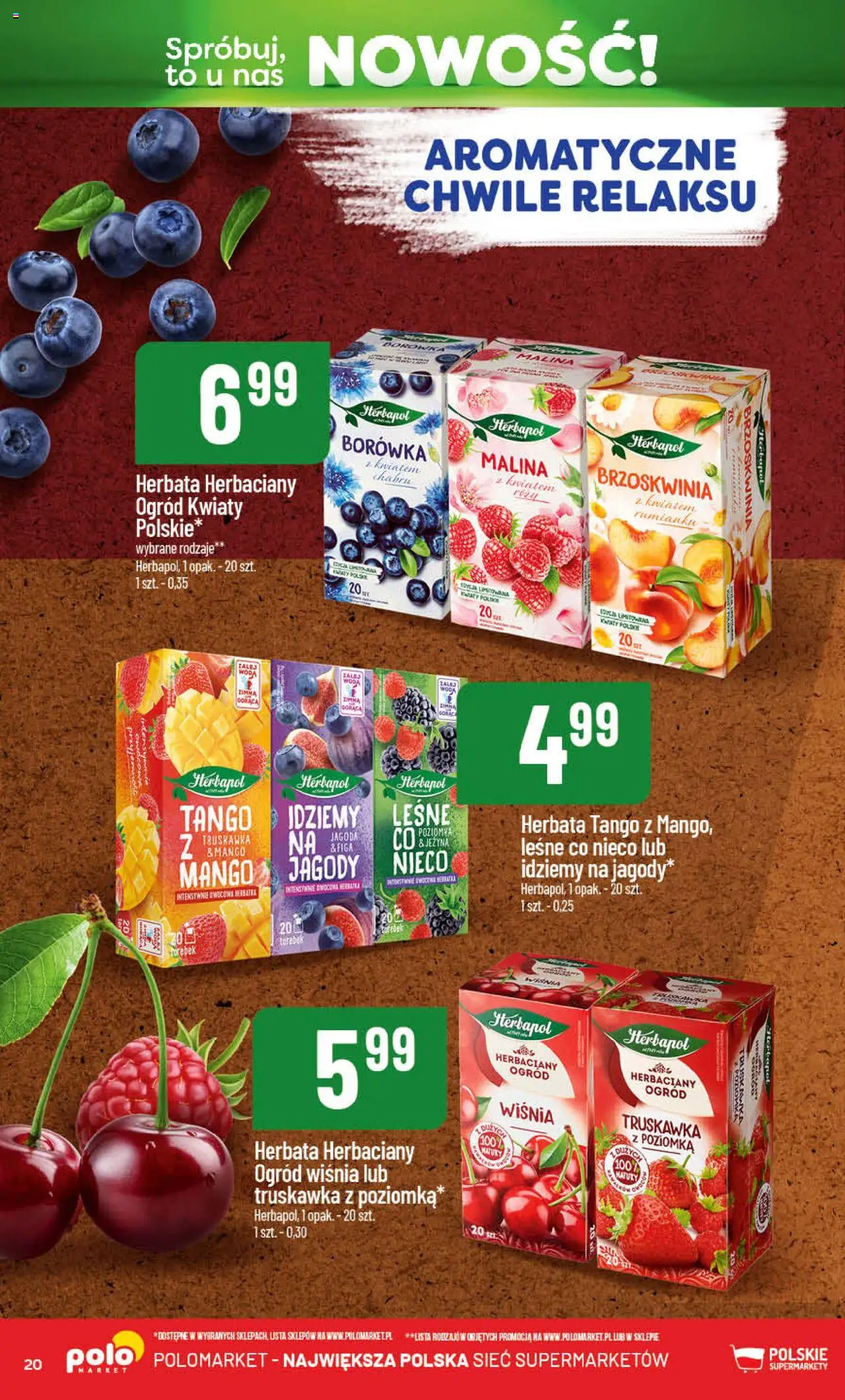 POLOmarket Gazetka - Nowości od 14.08.2025 | Strona: 20 | Produkty: Brzoskwinia, Jagody, Malina, Kwiaty