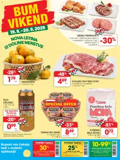 Novi Tuš katalog ponudbe – veljaven od 17.09.2025 | Stran: 16 | Izdelki: Moka, Kos, Pivo, Mandarine