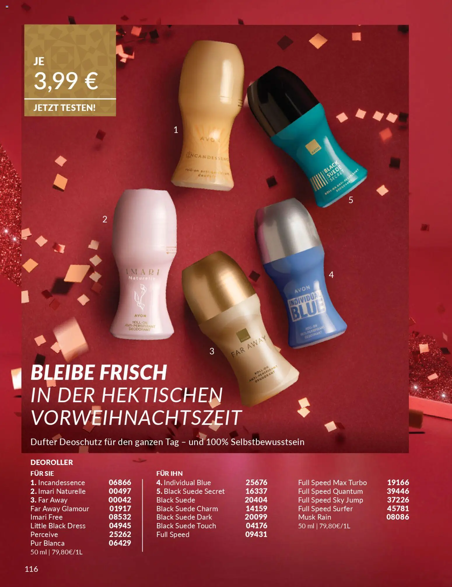 AVON Katalog Dezember 2025 – gültig ab 01.12.2025 | Seite: 118 | Produkte: Deodorant