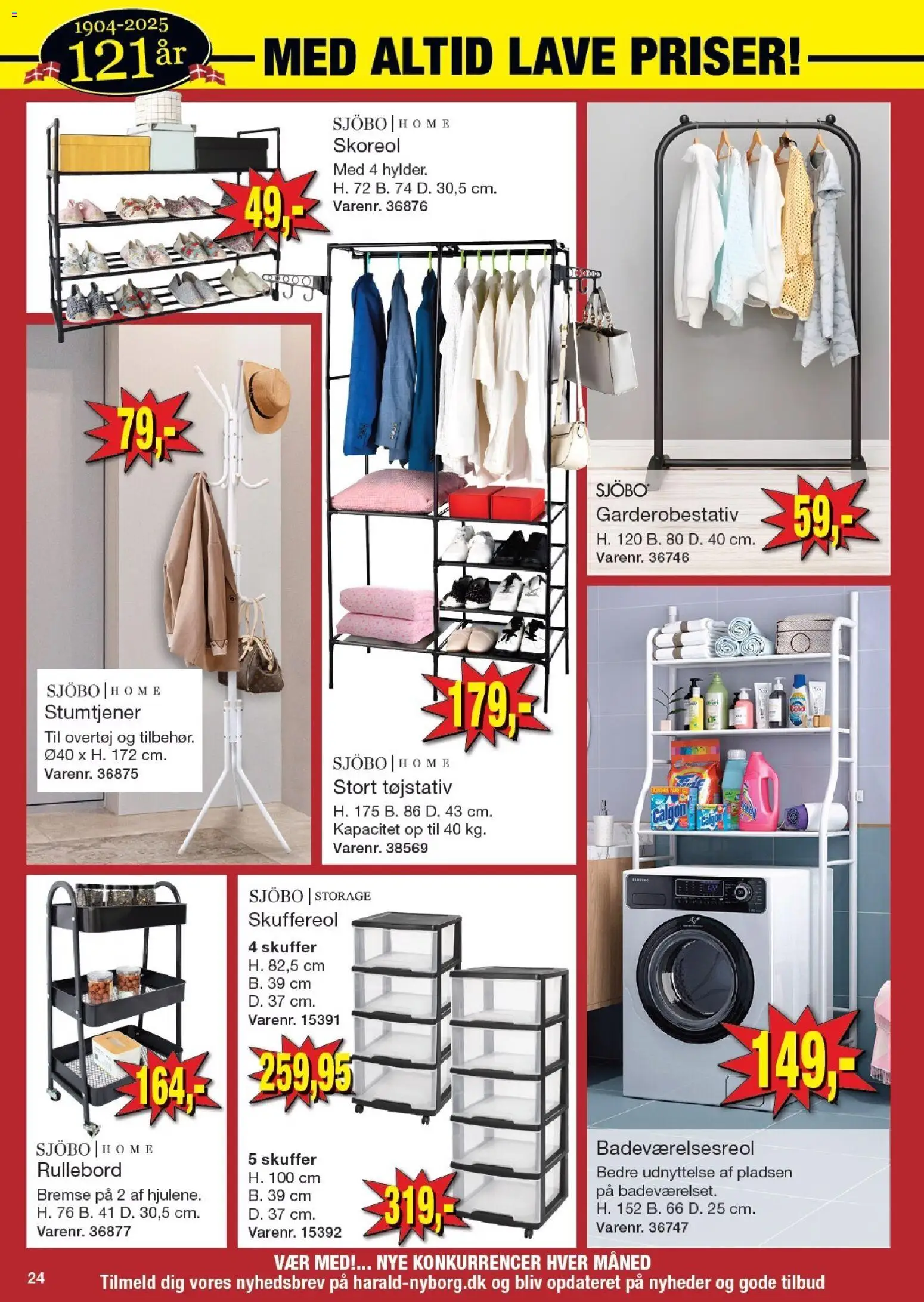 Harald Nyborg tilbudsavis – gyldig fra 13.11.2025 | Side: 26 | Produkter: Stumtjener, Tøjstativ