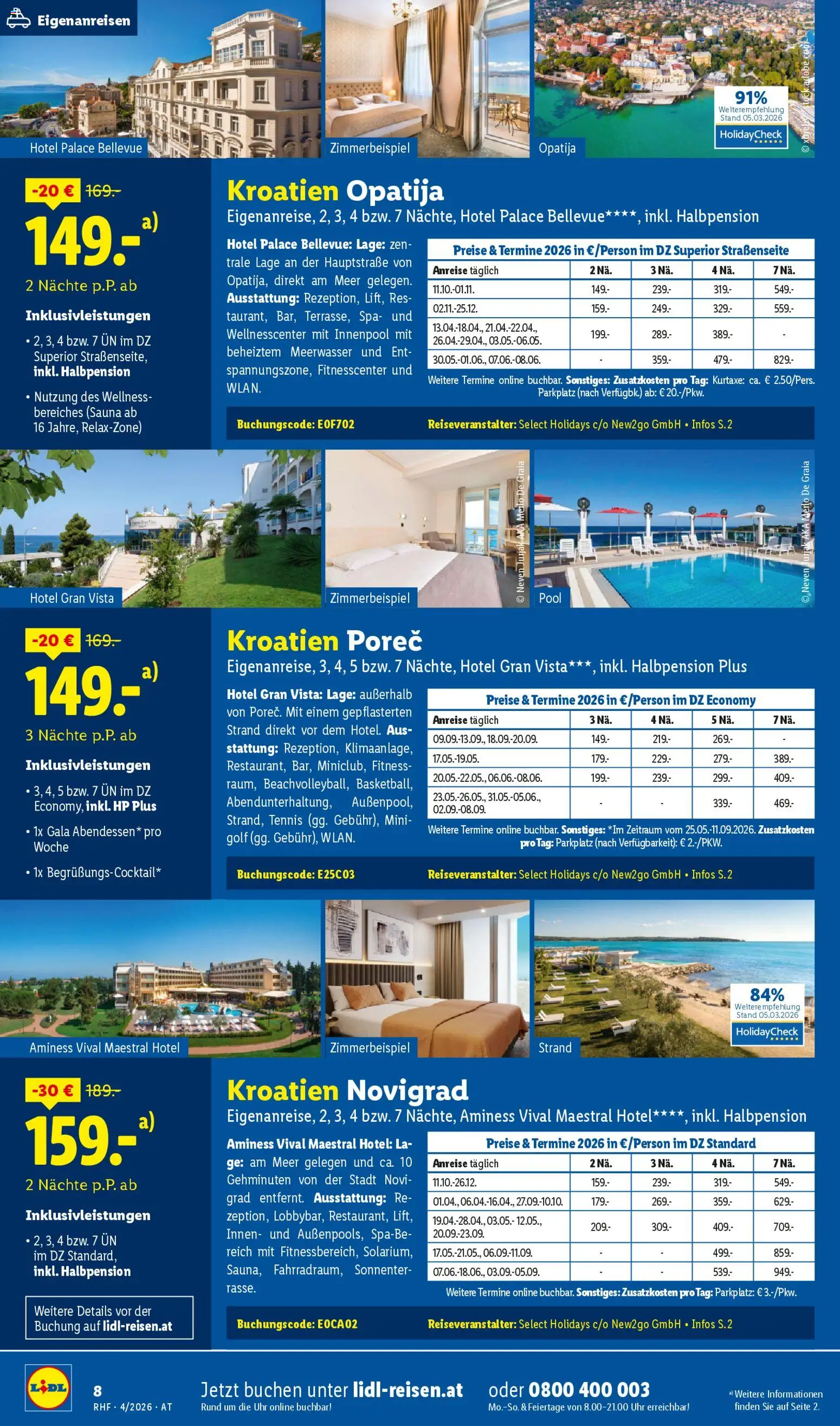 Lidl April Reise - Highlights gültig ab 28.03.2026 | Seite: 8 | Produkte: Uhr