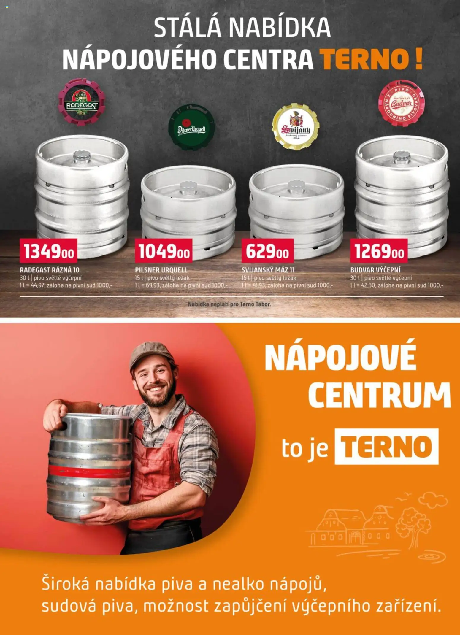 Terno leták od 14.01.2026 | Strana: 19 | Produkty: Budvar, Svijanský Máz, Radegast Rázna 10, Radegast