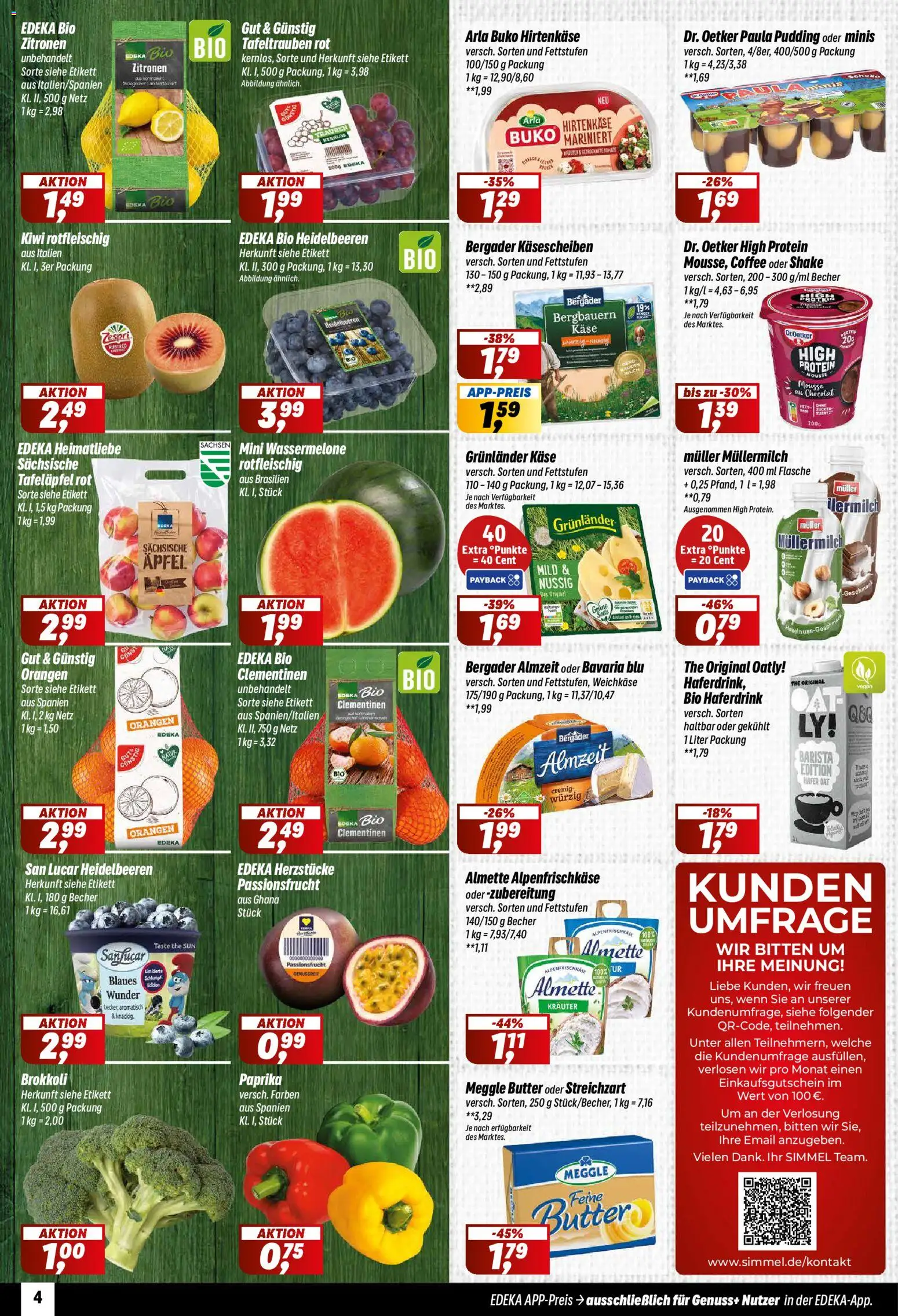 Simmel Prospekt 	 – gültig ab 10.11.2025 | Seite: 4 | Produkte: Butter, Pudding, Arla buko, Wassermelone