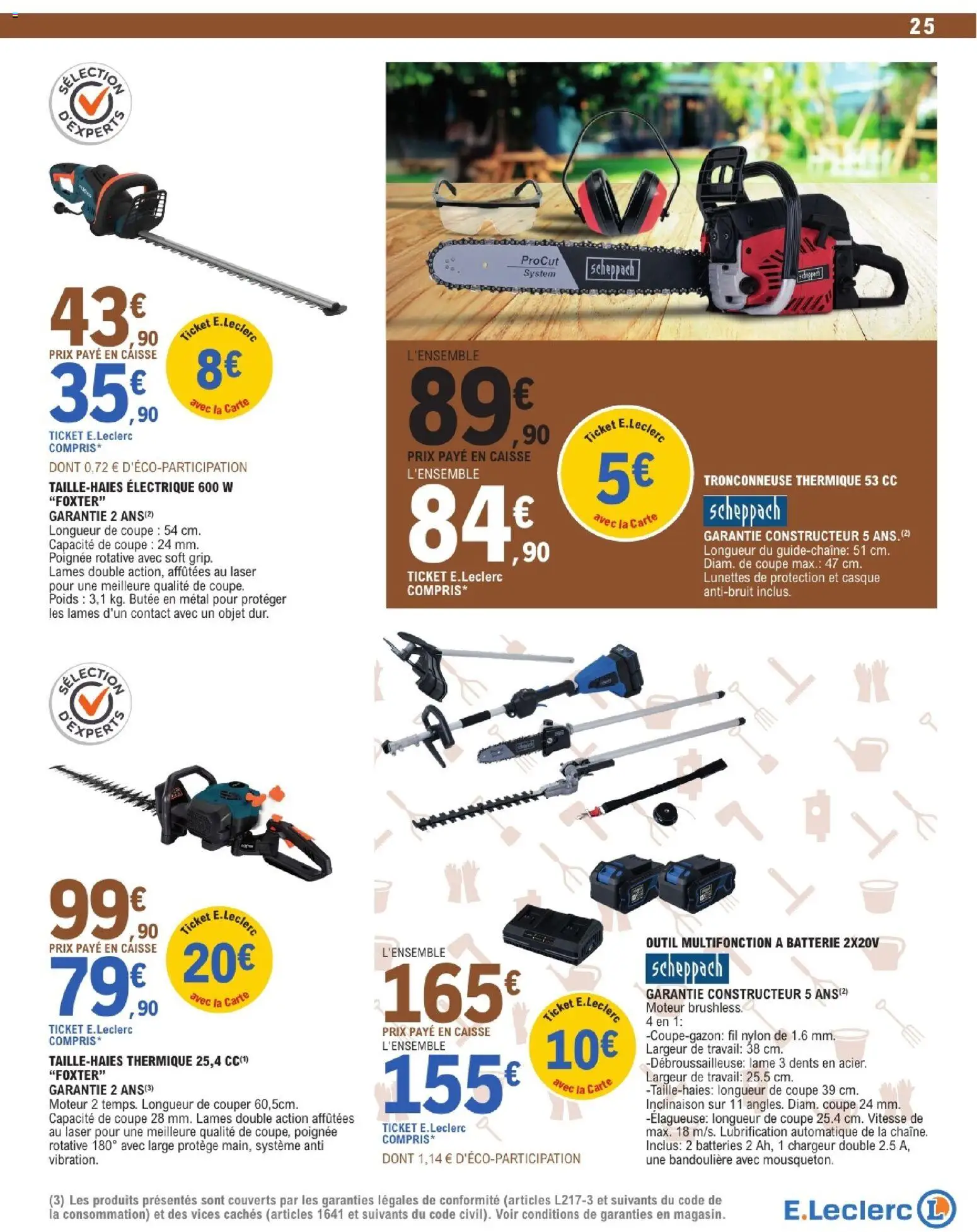 {H1} | Page: 25 | Produits: Débroussailleuse, Tronçonneuse, Tronçonneuse thermique, Lunettes