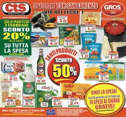 Anteprima del volantino CTS Tor San Lorenzo catalogo valido a partire dal 27.01.2026