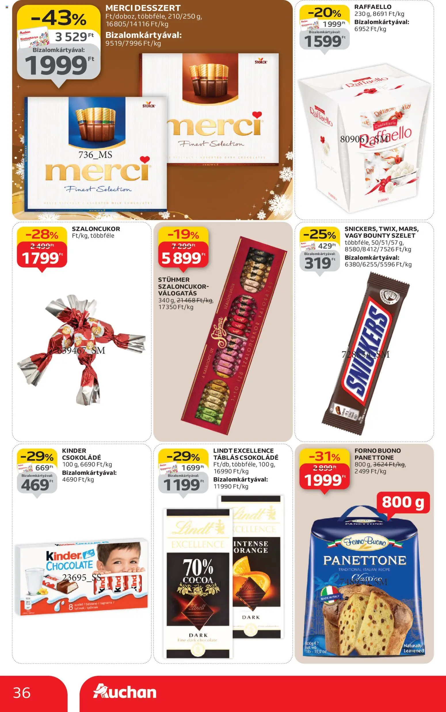 Auchan akciós ujság - amely érvényes a következő dátumtól: 04.12.2025 | Oldal: 36