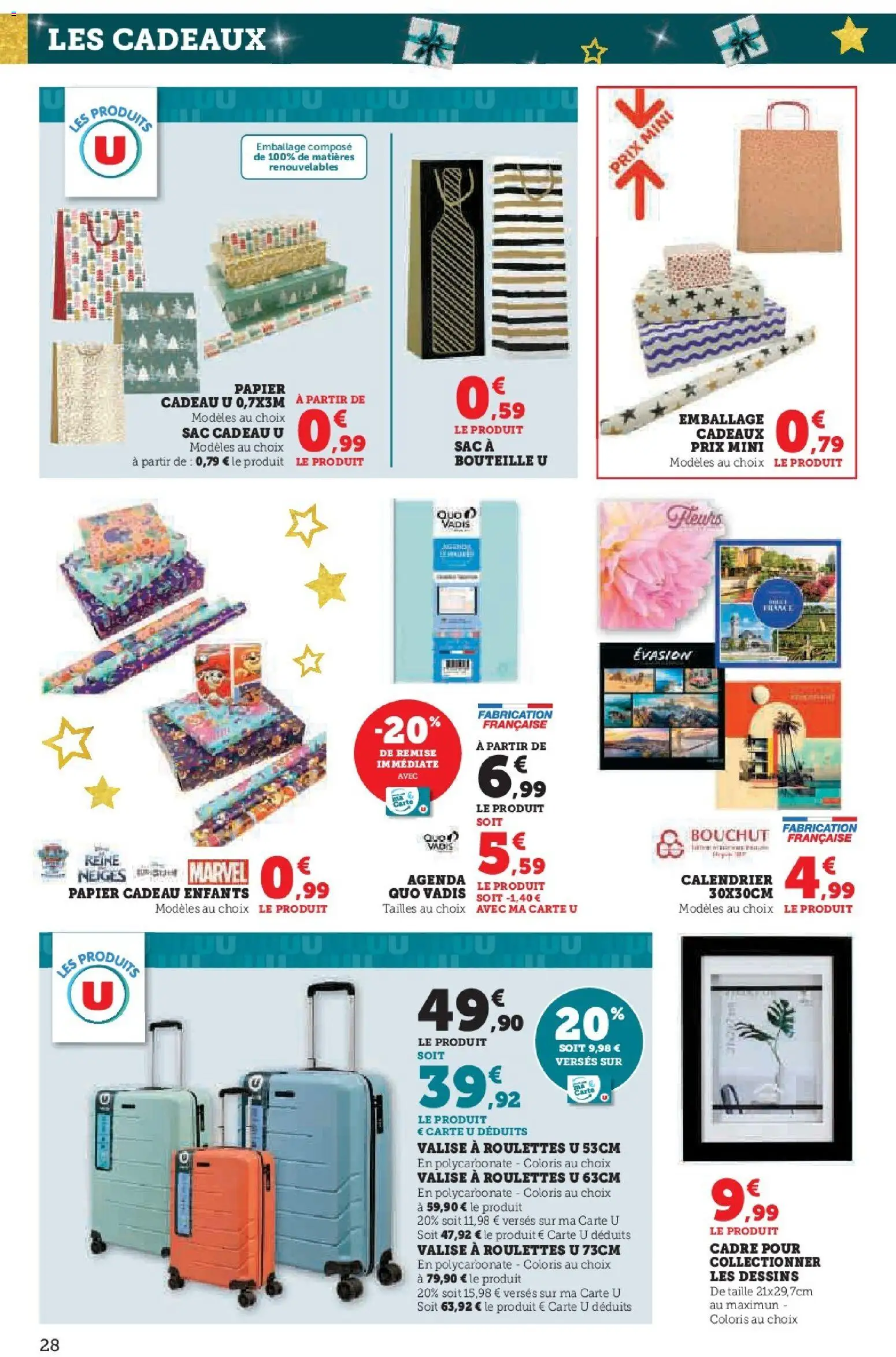 {H1} | Page: 28 | Produits: Sac, Calendrier, Valise, Cadre