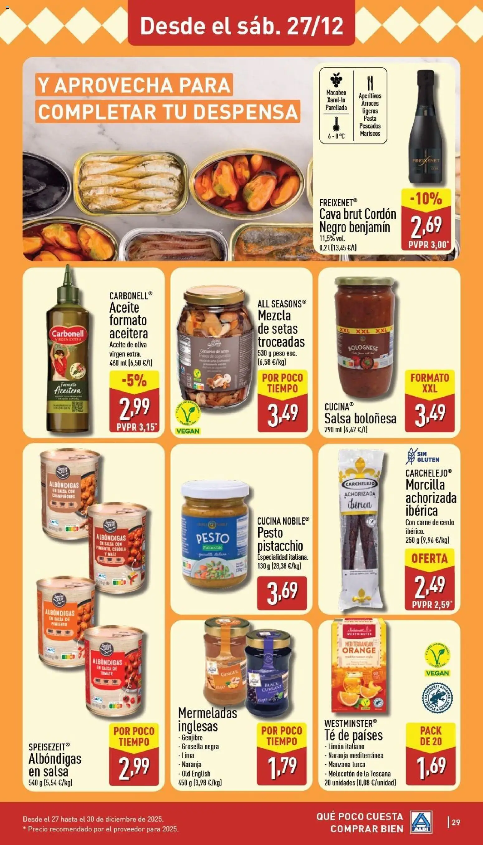Aldi folleto Canarias │ válido desde el 22.12.2025 | Página: 29 | Productos: Lima, Aceite, Manzana, Té