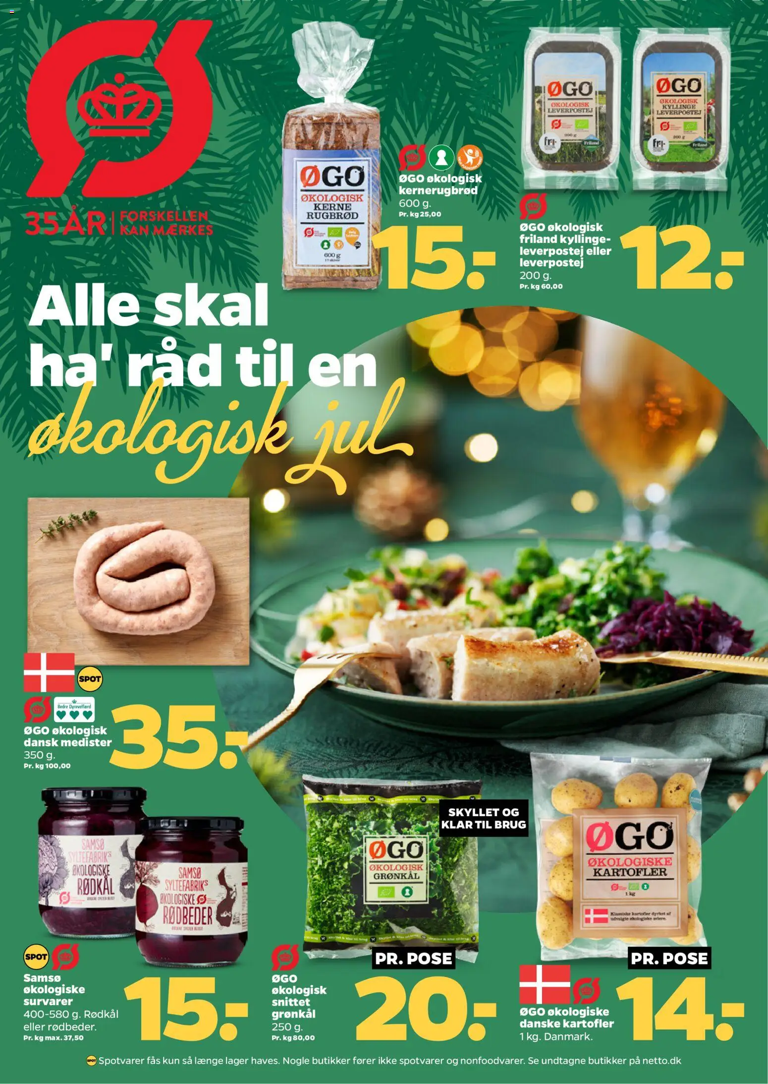 Netto tilbudsavis – gyldig fra 06.12.2025 | Side: 14 | Produkter: Rødbeder, Kartofler, Rugbrød, Grønkål